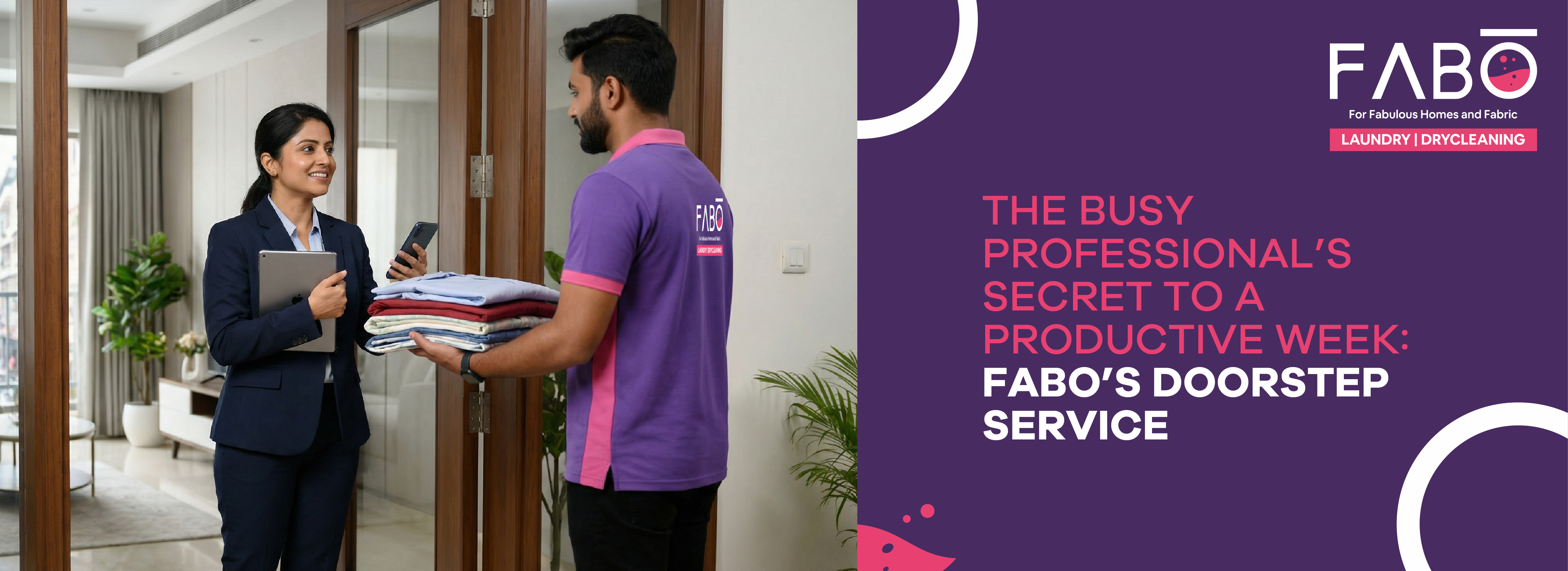 The Busy Professional’s Secret to a Productive Week: FABO’s Doorstep Service